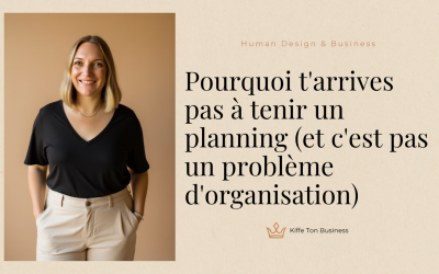 Pourquoi t&rsquo;arrives pas à tenir un planning (et c&rsquo;est pas un problème d&rsquo;organisation)